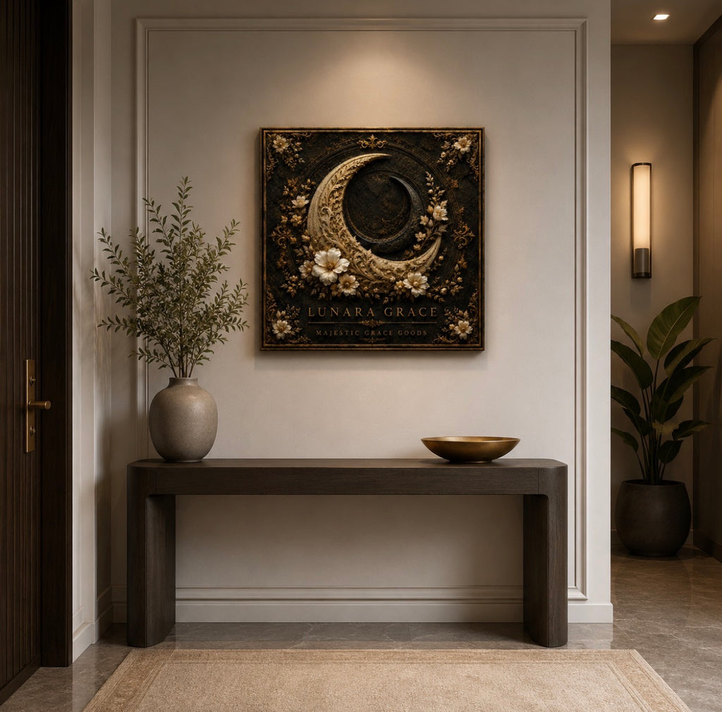 Lunara Grace, Luxury Ready to Hang Square Canvas Wall Art