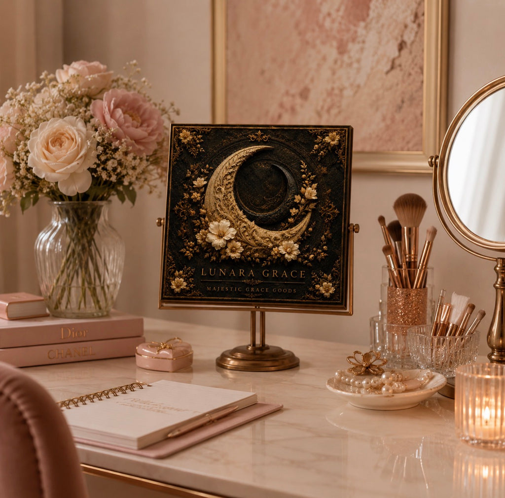 Lunara Grace, Luxury Ready to Hang Square Canvas Wall Art