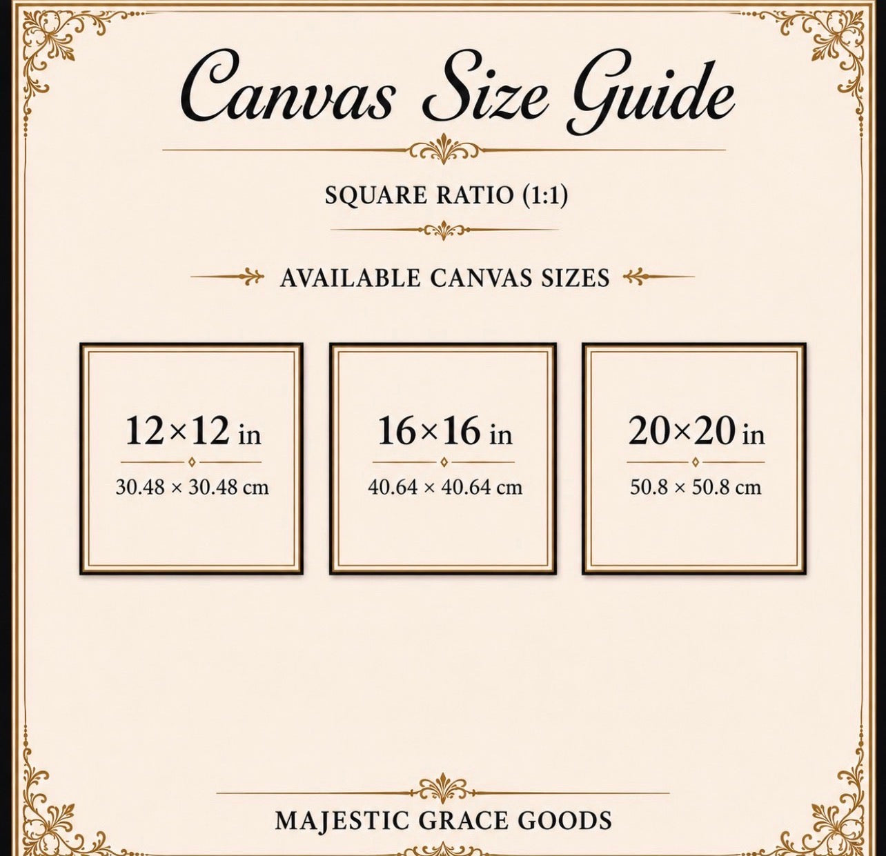 Lunara Grace, Luxury Ready to Hang Square Canvas Wall Art