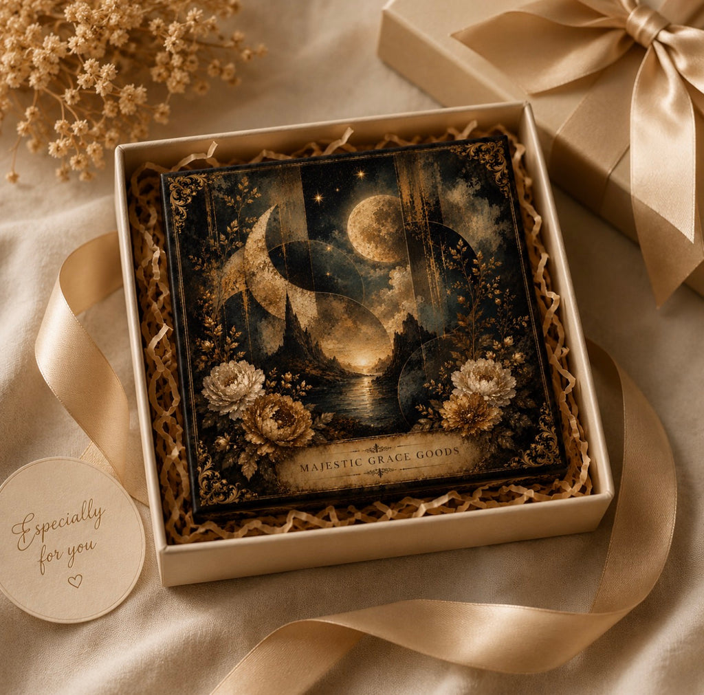 Moonlit Botanical Eclipse Canvas Wall Art