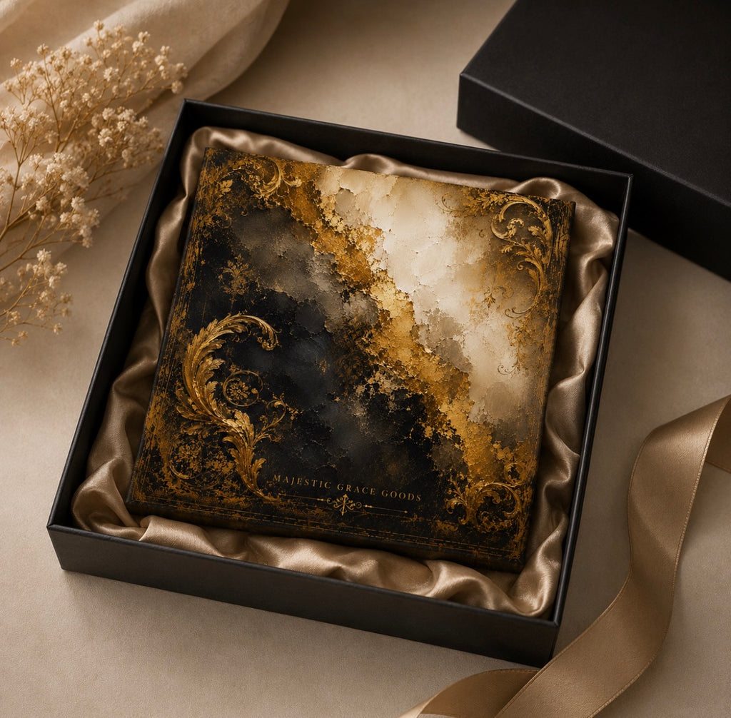 Crowned in Antique Gold, Ready to Hang Canvas Wall Art