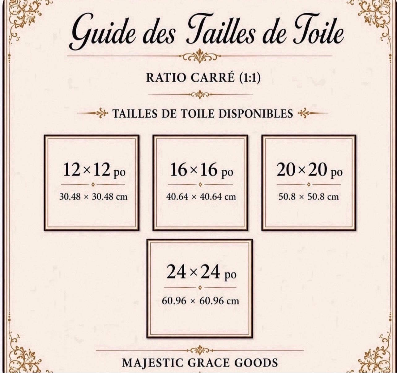 Tableau mural sur toile Lotus doré de Grâce, prêt à être accroché